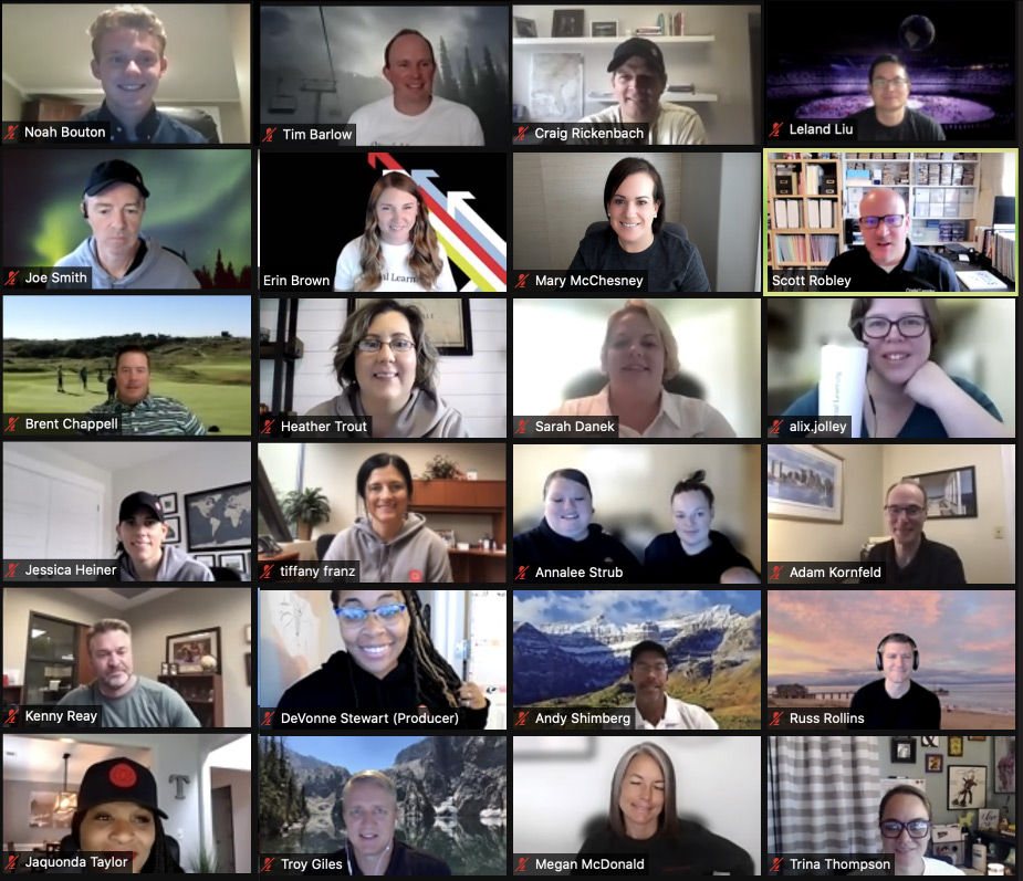 Zoom gallery of Crucial Conversations class