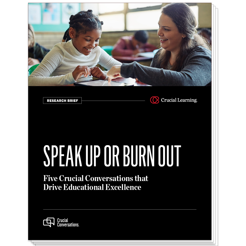 Speak Up or Burn Out research report cover